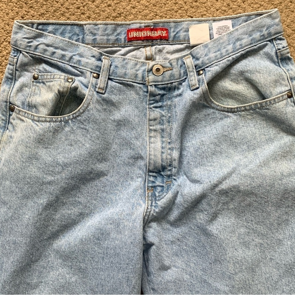 Vintage Union Bay Jeans Mens 34x32 Light Wash Dad Fit Slightly Tapered Y2K - Picture 11 of 13